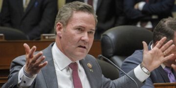 FILE - Rep. Mike Waltz, R-Fla., speaks during a hearing on Capitol Hill, July 22, 2024, in Washington. (AP Photo/Rod Lamkey, Jr., File)