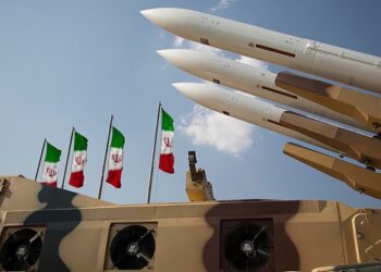 Tehran - September 9, 2019, Military Museum, Offensive Missiles of the Armed Forces of the Islamic Republic of Iran