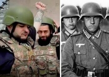 Soldiers of the Wehrmacht, probably from a film.